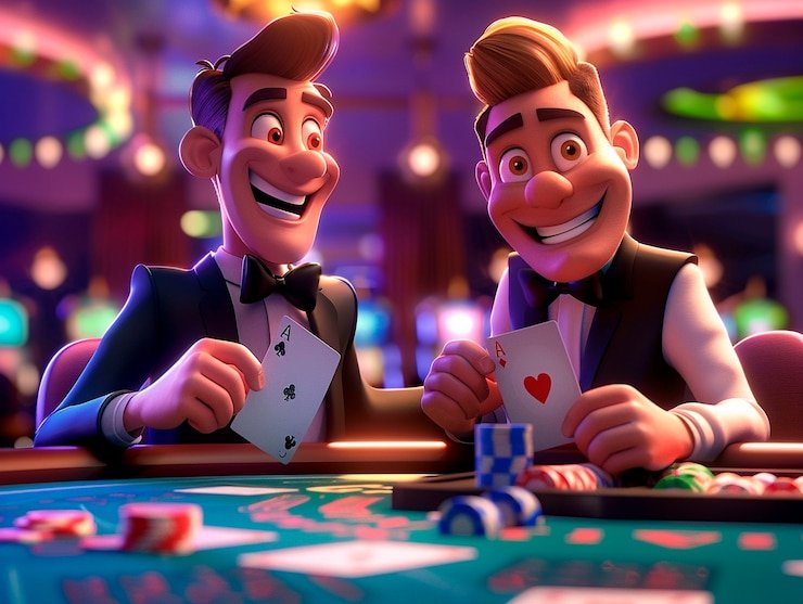 Pengguna melakukan taruhan olahraga dan menikmati game kasino secara online di platform digital
